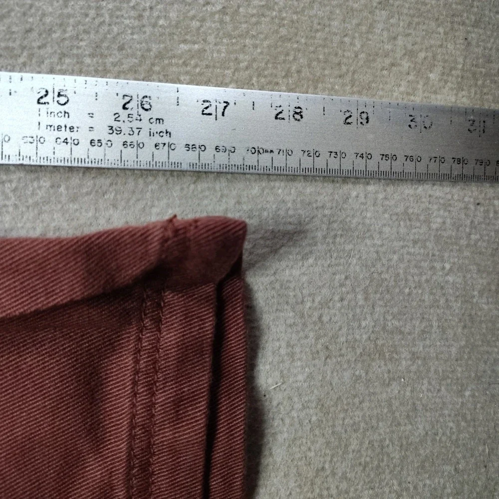 Old Navy Kids Baggy Wide Leg Cargo Pants Burgundy XL 14-16 NWT